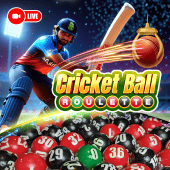 Cricket Ball Roulette at 1win casino
